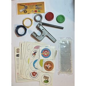 Badge A Minit Hand Press 2 1/4" Badge Pin Back Button Making Machine